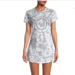 NEW True Religion Tie-Dye Logo T-shirt Dress,Sz S